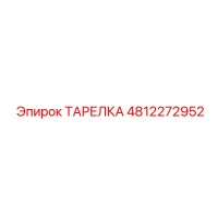 4812272952 ТАРЕЛКА Epiroc