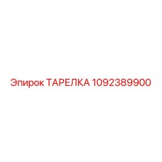 1092389900 ТАРЕЛКА Epiroc