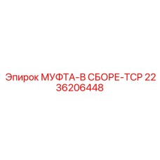 2236206448 МУФТА-В СБОРЕ-TCP Epiroc