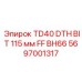 Image of Epiroc TD40 DTH BIT 115mm FF BH66 for drilling