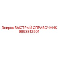 9853812901 БЫСТРЫЙ СПРАВОЧНИК Epiroc