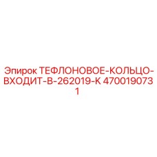 Фото тефлонового кольца 4700190731 для Epiroc