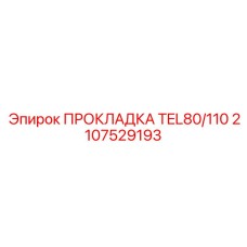 Уплотнение для топливных систем TEL80/110 арт. 2107529193