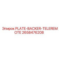 2658476208 PLATE-BACKER-TELEREMOTE Epiroc