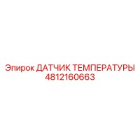 4812160663 ДАТЧИК ТЕМПЕРАТУРЫ Epiroc