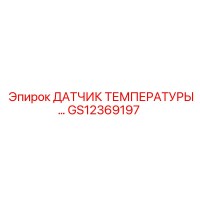 GS12369197 ДАТЧИК ТЕМПЕРАТУРЫ Epiroc