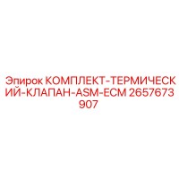 2657673907 КОМПЛЕКТ-ТЕРМИЧЕСКИЙ-КЛАПАН-ASM-ECM Epiroc