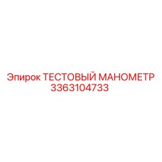 Тестовый манометр для пневмосистем 3363104733 Epiroc