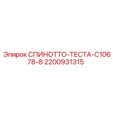 2200931315 СПИНОТТО-ТЕСТА-C10678-8 Epiroc