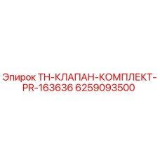 Оригинальный клапанный комплект 6259093500 Epiroc