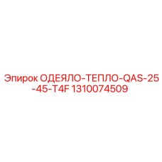 1310074509 ОДЕЯЛО-ТЕПЛО-QAS-25-45-T4F Epiroc