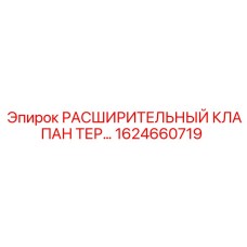 1624660719 РАСШИРИТЕЛЬНЫЙ КЛАПАН ТЕР Epiroc