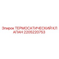 2205220753 ТЕРМОСАТИЧЕСКИЙ КЛАПАН Epiroc
