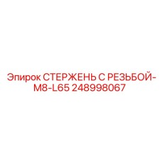 248998067 СТЕРЖЕНЬ С РЕЗЬБОЙ-M8-L65 Epiroc