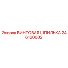 246120602 ВИНТОВАЯ ШПИЛЬКА Эпирок