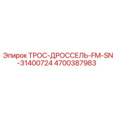 4700387983 ТРОС-ДРОССЕЛЬ-FM-SN-31400724 Epiroc