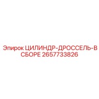 2657733826 ЦИЛИНДР-ДРОССЕЛЬ-В СБОРЕ Epiroc