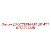 9753204325 ДРОССЕЛЬНЫЙ ШТИФТ Epiroc