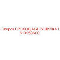 1613958600 ПРОХОДНАЯ СУШИЛКА Epiroc