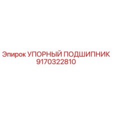 9170322810 УПОРНЫЙ ПОДШИПНИК Epiroc