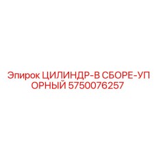 5750076257 ЦИЛИНДР-В СБОРЕ-УПОРНЫЙ Epiroc
