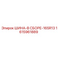 1615961889 ШИНА-В СБОРЕ-165R13 Epiroc