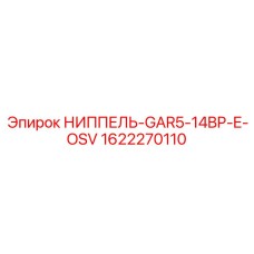 1622270110 НИППЕЛЬ-GAR5-14BP-E-OSV Epiroc