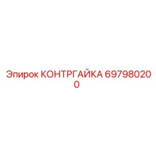 697980200 КОНТРГАЙКА Epiroc
