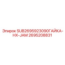 2695208831 SUB2695923090ГАЙКА-HX-JAM Epiroc