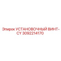 3092214170 УСТАНОВОЧНЫЙ ВИНТ-CY Epiroc