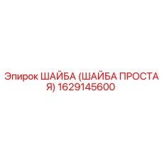 1629145600 ШАЙБА (ШАЙБА ПРОСТАЯ) Epiroc