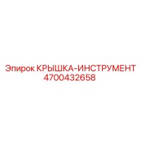 4700432658 КРЫШКА-ИНСТРУМЕНТ (Epiroc)