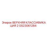 GS23061284 ВЕРХНЯЯ КЛАССИФИКАЦИЯ 2 Epiroc