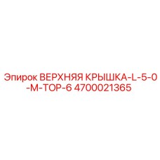 4700021365 ВЕРХНЯЯ КРЫШКА-L-5-0-M-TOP-6 Epiroc