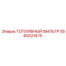 5580021675 ТОПЛИВНЫЙ ФИЛЬТР Epiroc