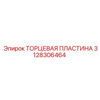 3128306464 ТОРЦЕВАЯ ПЛАСТИНА Epiroc