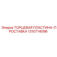 1310714098 ТОРЦЕВАЯ ПЛАСТИНА-ПРОСТАВКА Epiroc