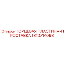 1310714098 ТОРЦЕВАЯ ПЛАСТИНА-ПРОСТАВКА Epiroc