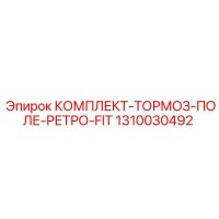 1310030492 КОМПЛЕКТ-ТОРМОЗ-ПОЛЕ-РЕТРО-FIT Epiroc