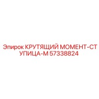 57338824 КРУТЯЩИЙ МОМЕНТ-СТУПИЦА-M Epiroc