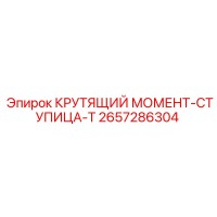 2657286304 КРУТЯЩИЙ МОМЕНТ-СТУПИЦА-T Epiroc