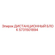 5731501894 ДИСТАНЦИОННЫЙ БЛОК Epiroc