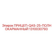 1310030793 ПРИЦЕП-QAS-25-ПОЛНОКАРМАННЫЙ Epiroc