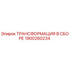 1900260234 ТРАНСФОРМАЦИЯ В СБОРЕ Epiroc
