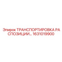 1631019900 ТРАНСПОРТИРОВКА РАСПОЗИЦИИ Epiroc