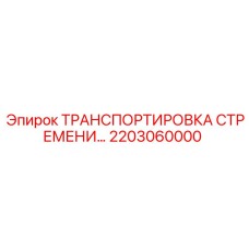 2203060000 ТРАНСПОРТИРОВКА СТРЕМЕНИ Epiroc