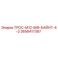 2658417387 ТРОС-М12-МФ-БАЙНТ-4-2 Epiroc