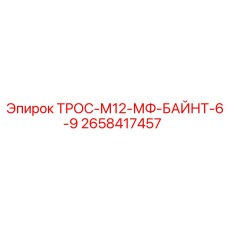 2658417457 ТРОС-М12-МФ-БАЙНТ-6-9 Epiroc