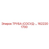 1622201700 ТРУБА (СОСУД) Эпирок