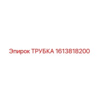 1613818200 ТРУБКА Epiroc